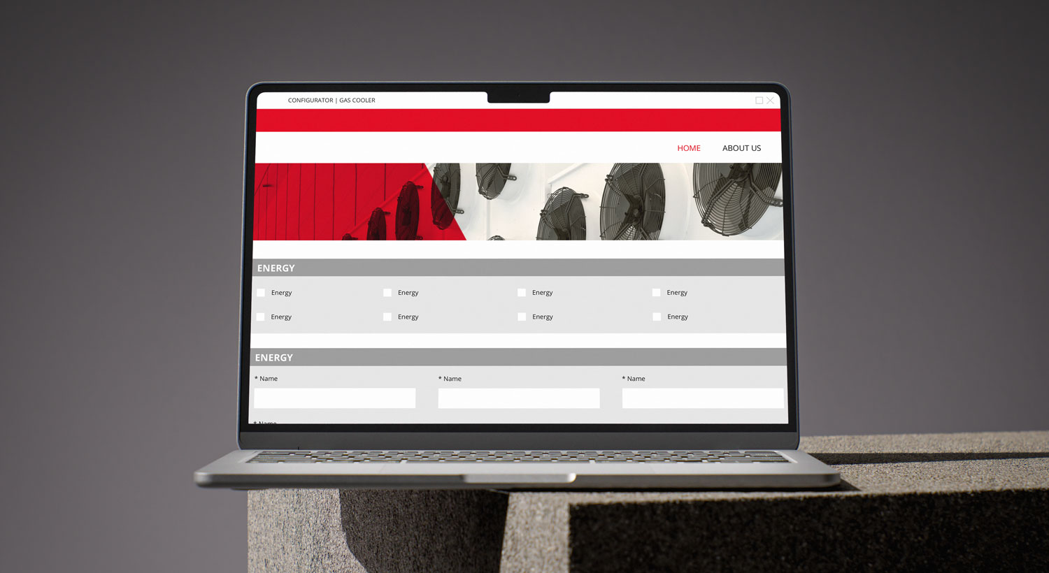 software-windy-stefani Schermata di un pc con software Windy selettore