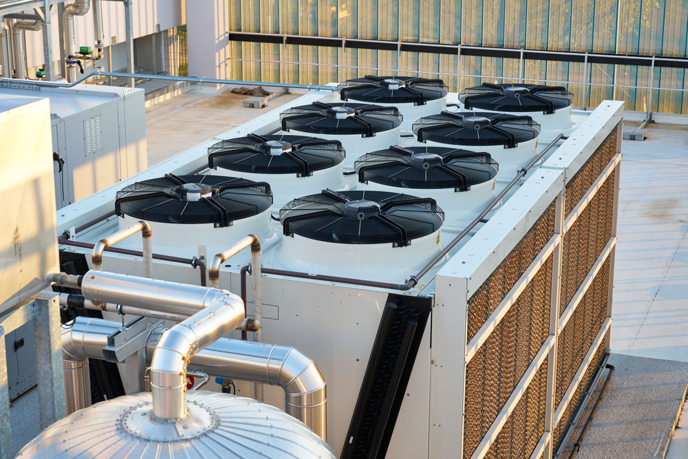 dry cooler ostro vista dall alto impianti refrigerazione industriali impianto co2